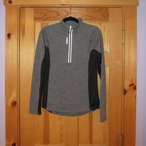 Reebok grey quarter zip